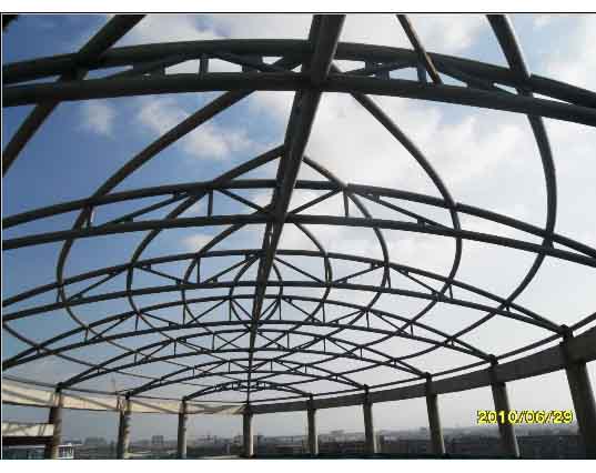 天门中煤朔州宾馆管桁架工程